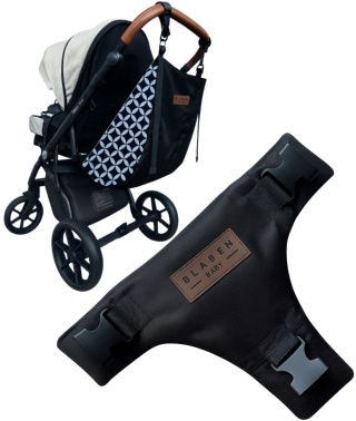 Hamak do wózka dziecięcego z pasami bezpieczeństwa Ornament