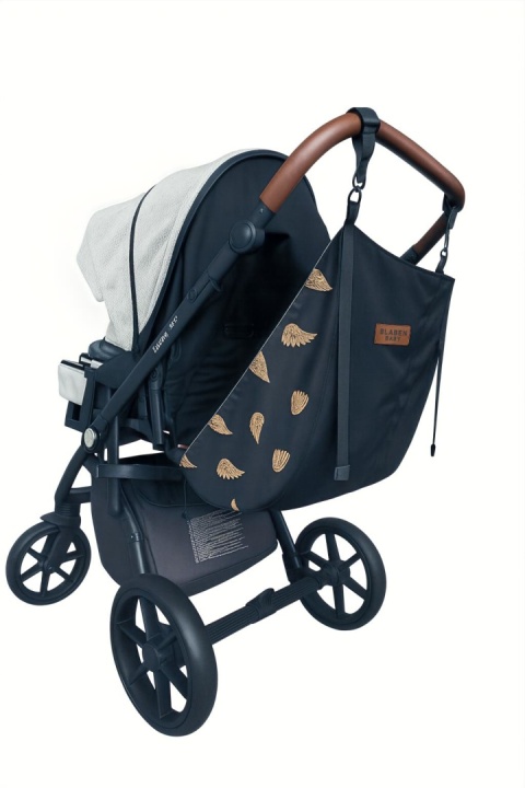 Hamak do wózka dziecięcego z pasami bezpieczeństwa Wings