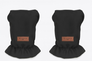 Mufki do wózka Black